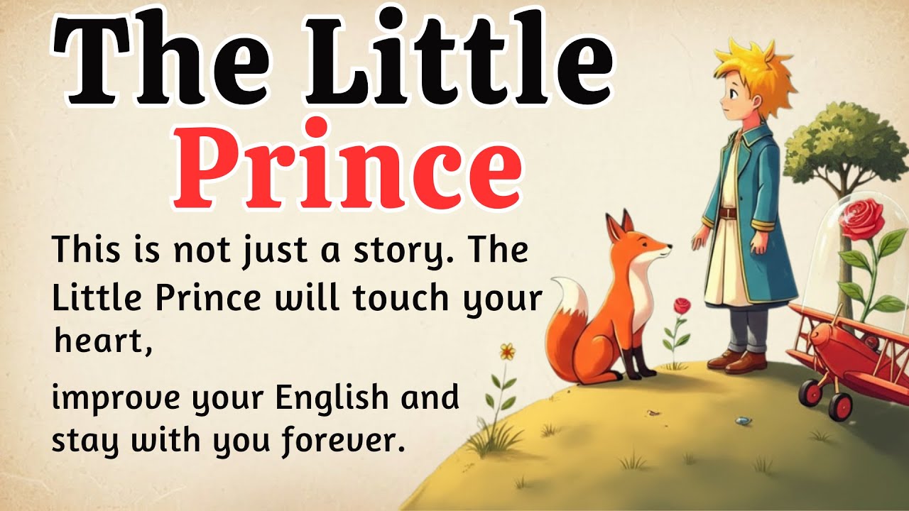 The Little Prince 🤴 || Learn English Through Book Summary 📖 || Improve Your English Fluency ✅️