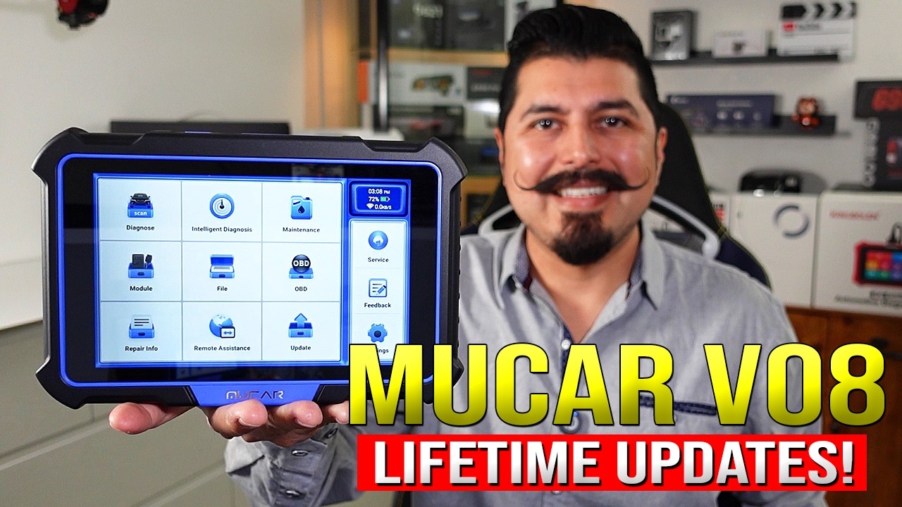 Двунаправленный сканер Mucar VO8 OBD2: большое обновление!
