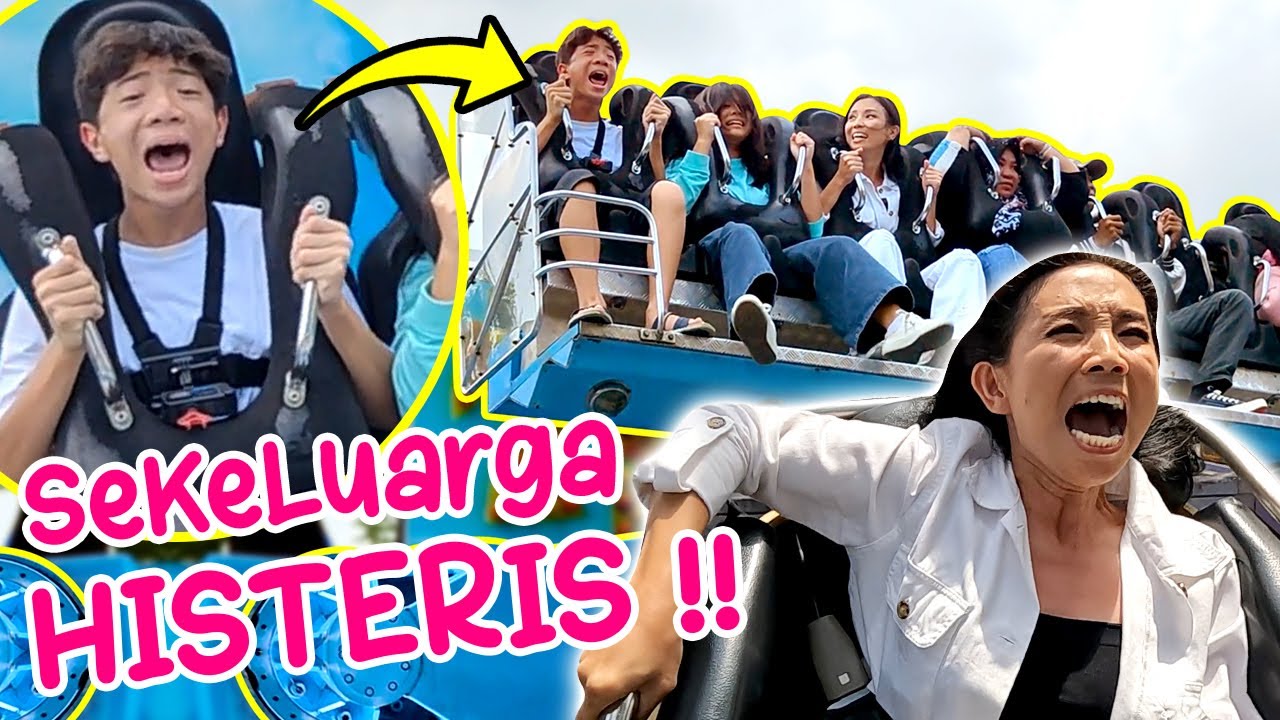 SEKELUARGA HISTERIS & TAKUT ! NAIK WAHANA EKSTREM DI JATIM PARK 2 ! CnX Tour De Jawa | Vlog Liburan