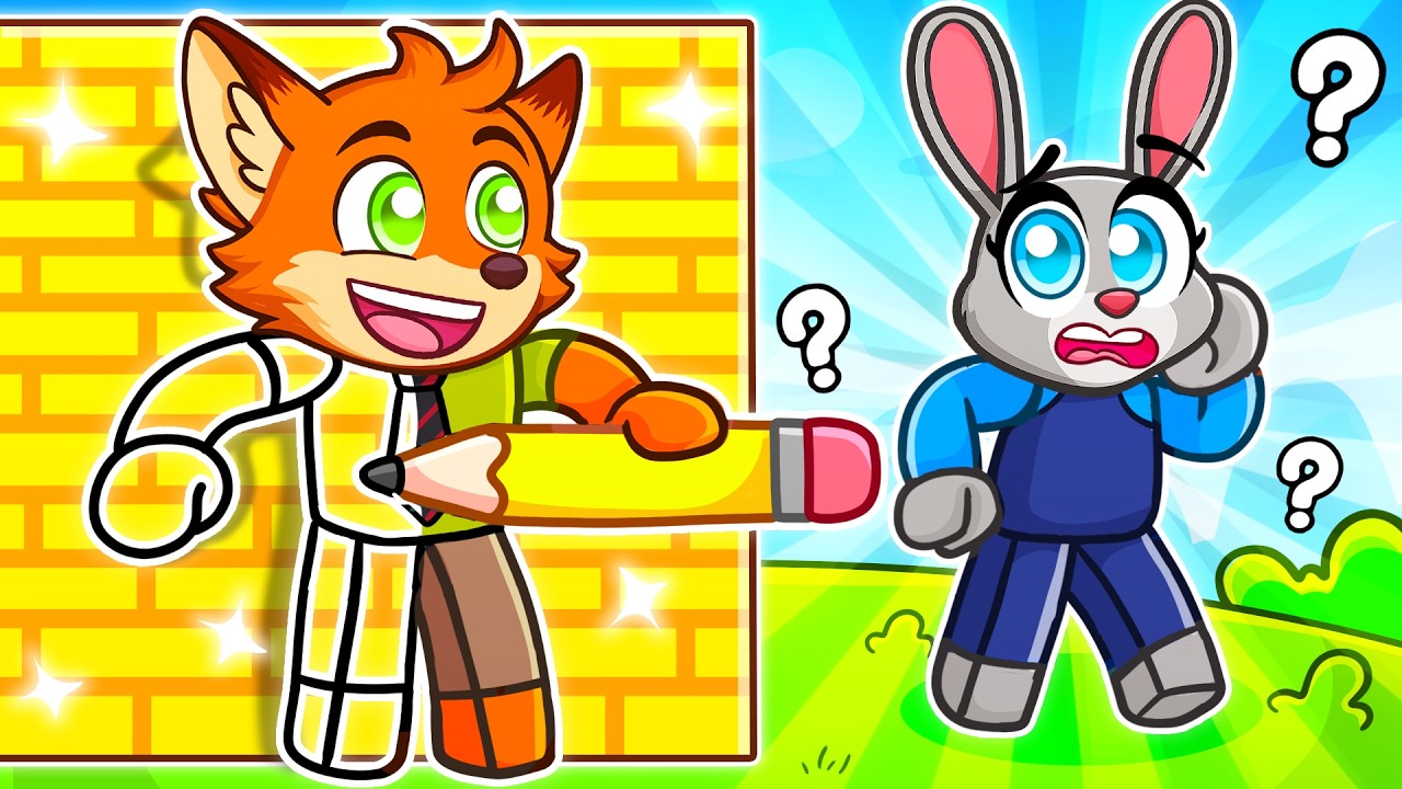 Werde was Du Zeichnest HIDE and SEEK in Roblox! (Zoomania 2)