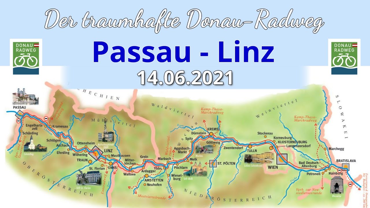 Donauradweg Passau - Linz