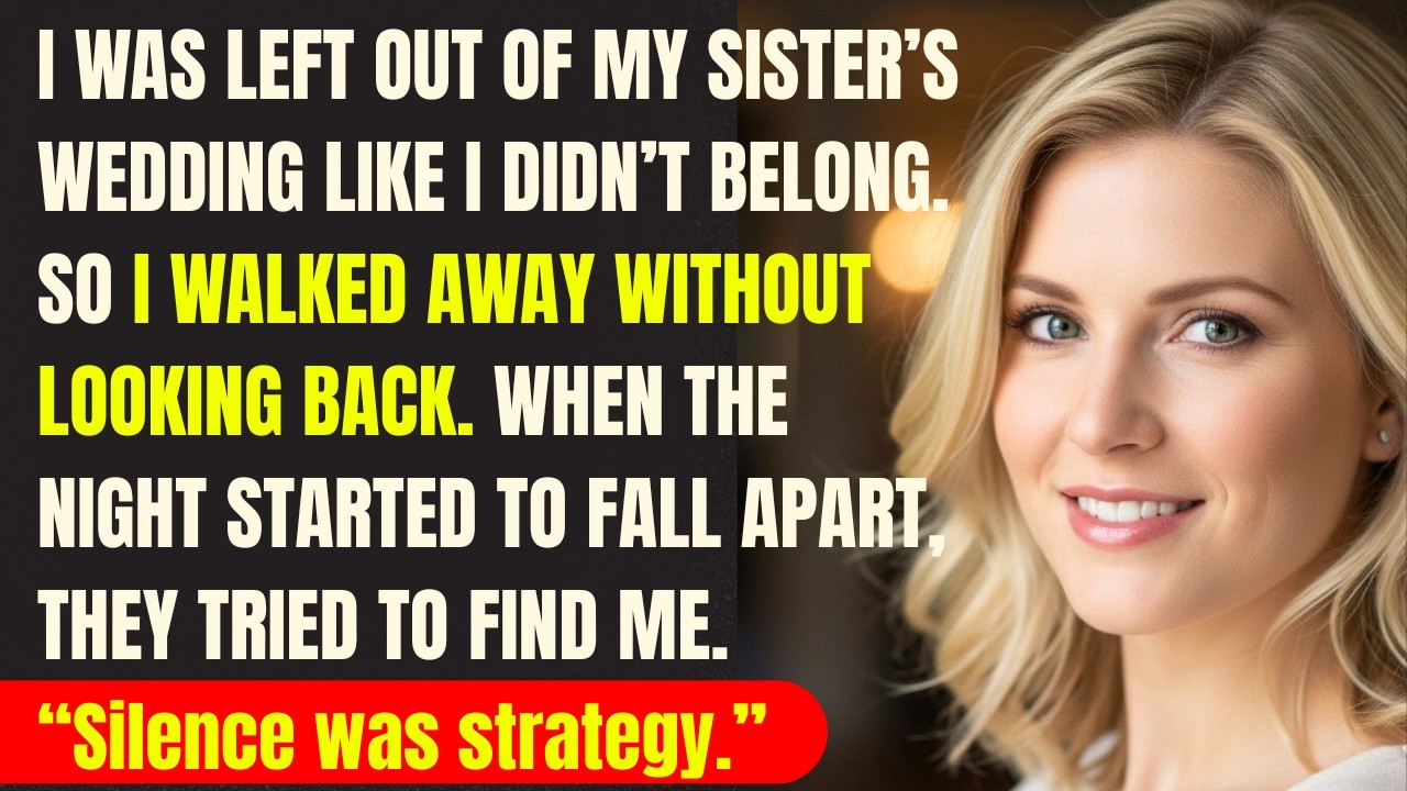 My Sister Shut Me Out Of Her Wedding, So I Left In Silence When The Day Began To Collapse…