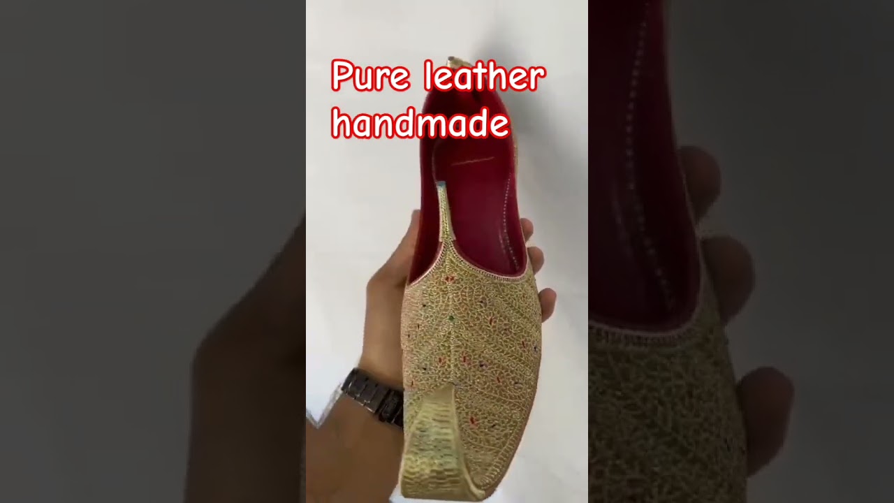 Pure leather handmade khussa #shoes #khussadegnies #khussacollection #khussa2024 #uk #fashionstyle