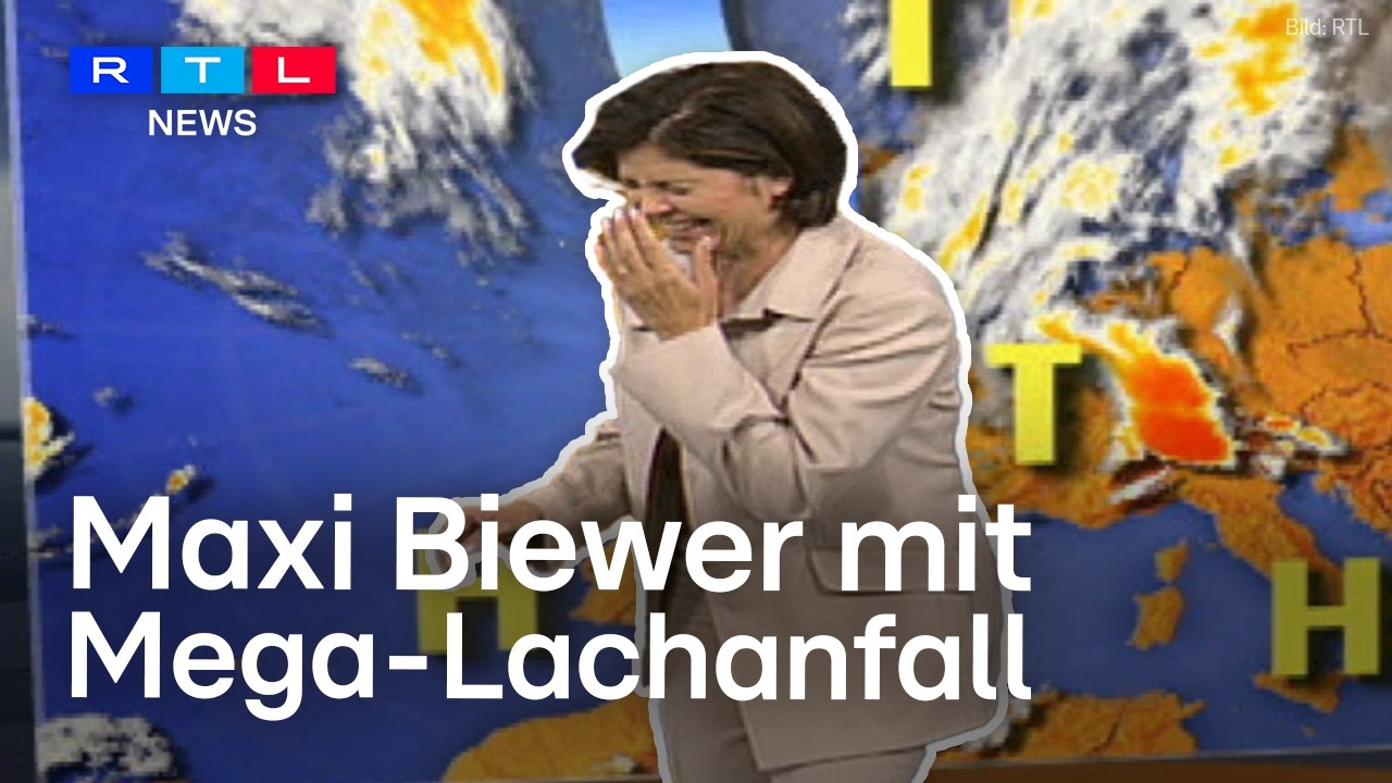 Maxi Biewers legendärer Lachflash aus 2001 in voller Länge