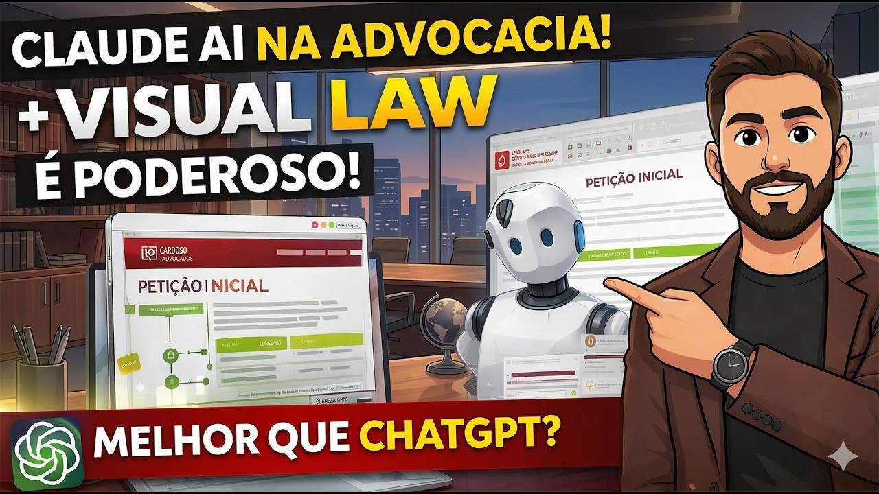 Claude Ai na advocacia usando visual law