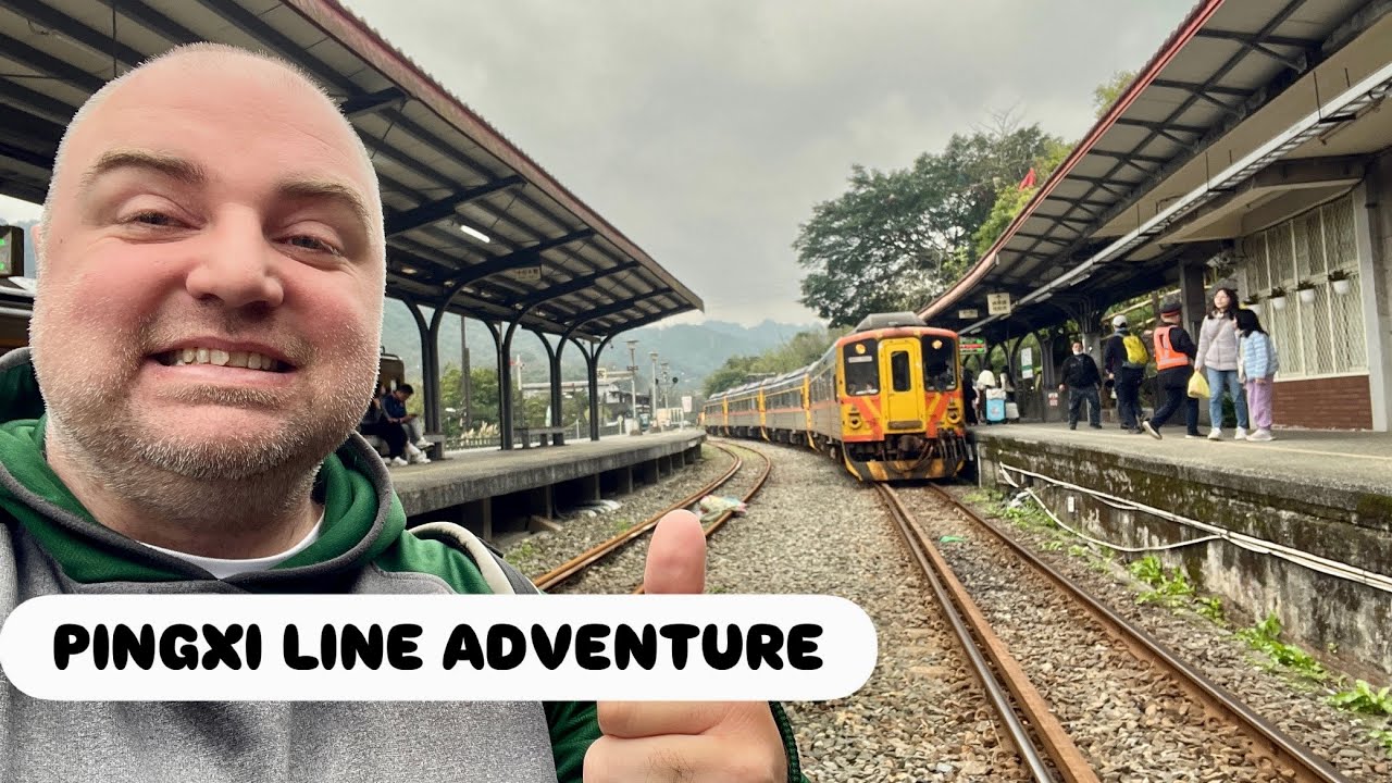 Riding the Pingxi Line in Taiwan | Full Train Experience