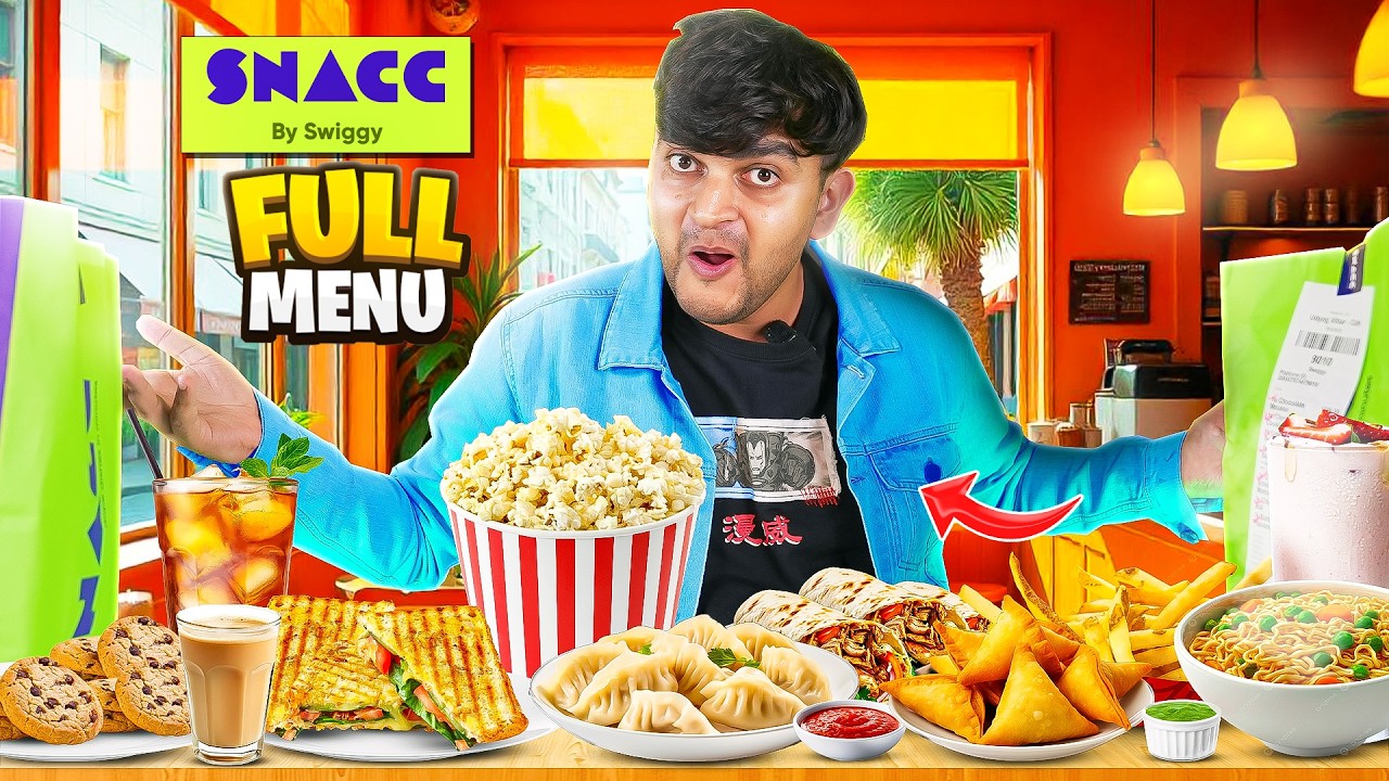 Trying Full Menu of Swiggy Snacc