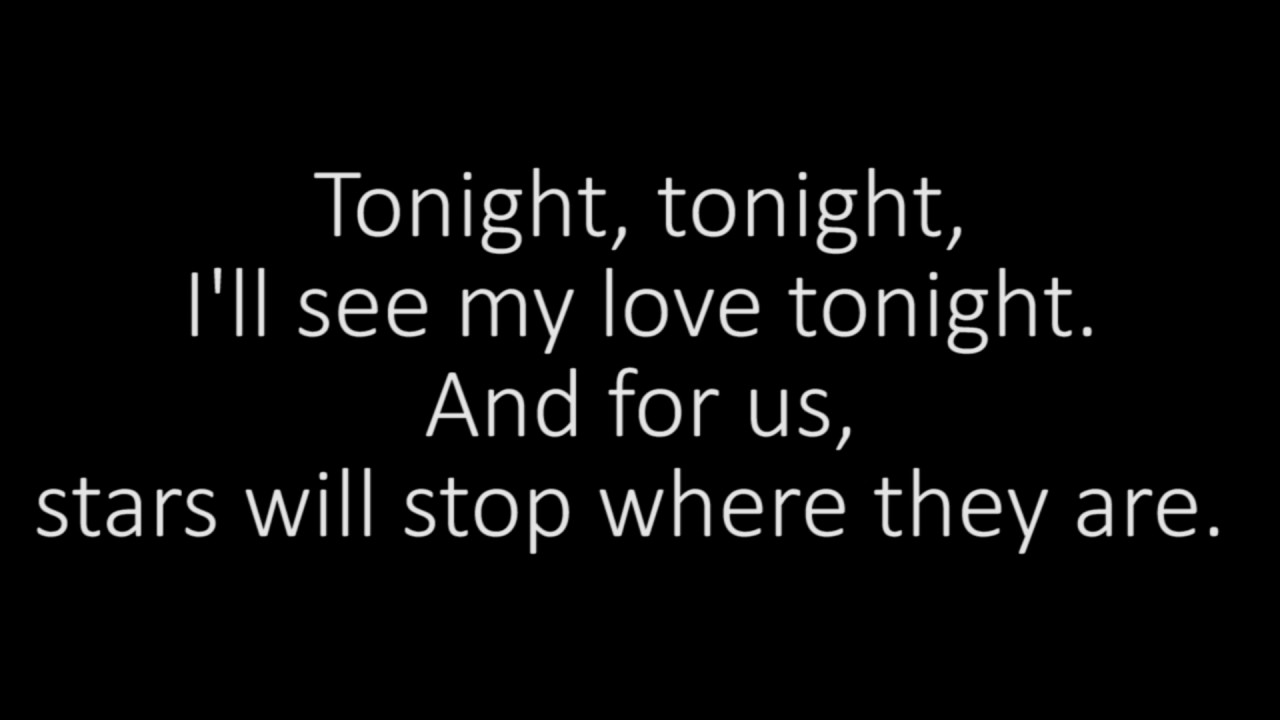 Miriam Sharoni - Tonight (West Side Story) Lyrics