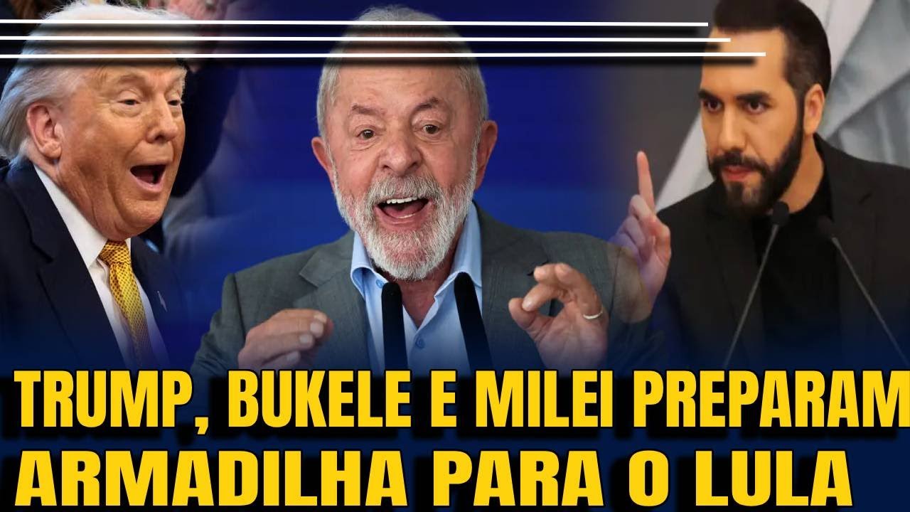 #2 MORTE HOJE NA POLÍTICA   TRUMP PREPAROU ARMADILHA PARA TRUMP E BUKELE FAZ PARTE DO PLANO, LULA NO