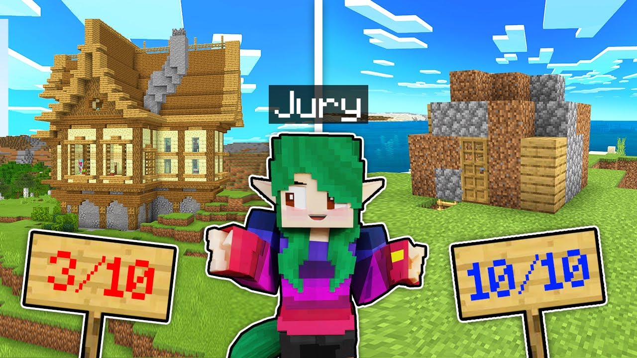 OCENIAMY DOMY W MINECRAFT! - Minecraft | CZOKO I NALI