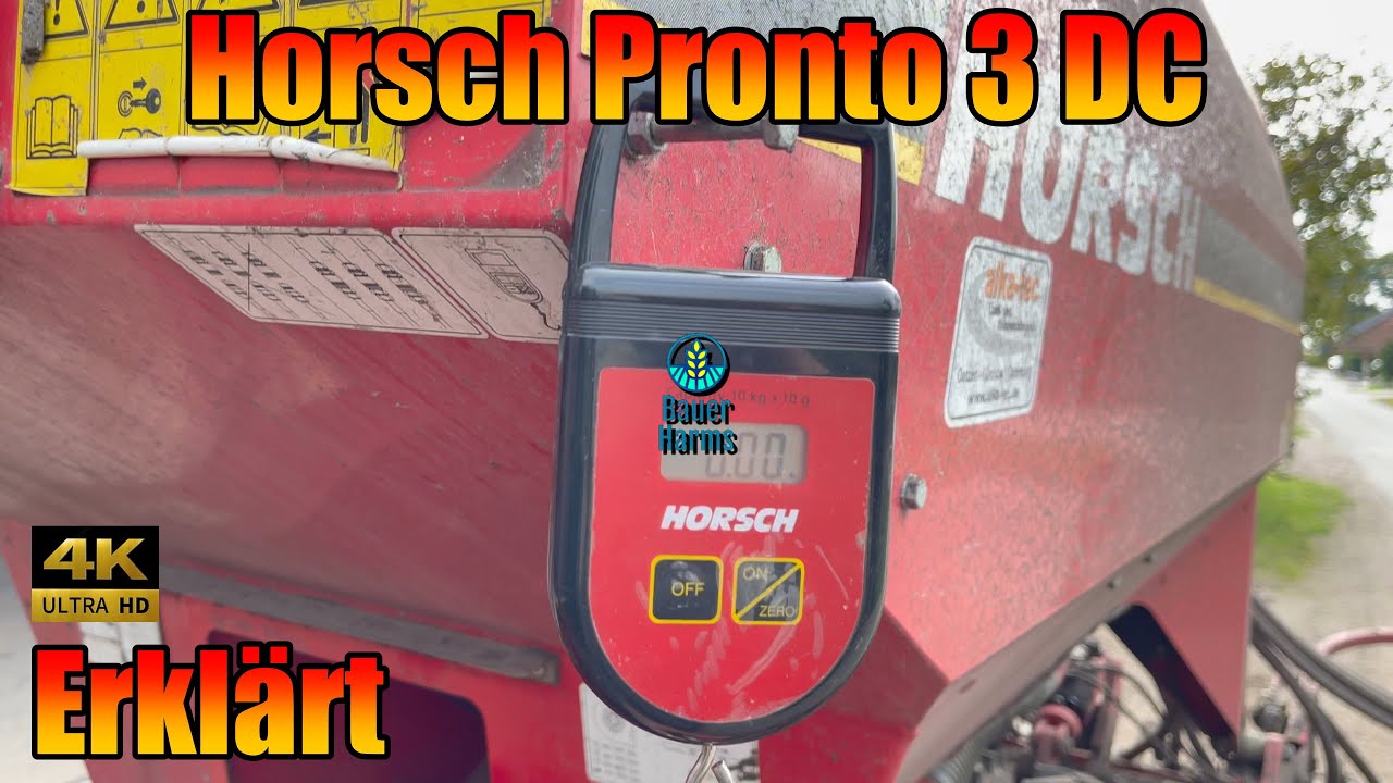 Bauer Harms erklärt Horsch Pronto 3 DC aus 2009 Teil 2