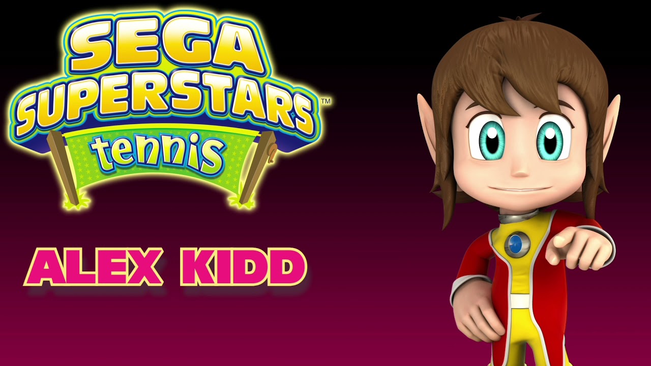 Sega Superstars Tennis voice clips - Alex Kidd