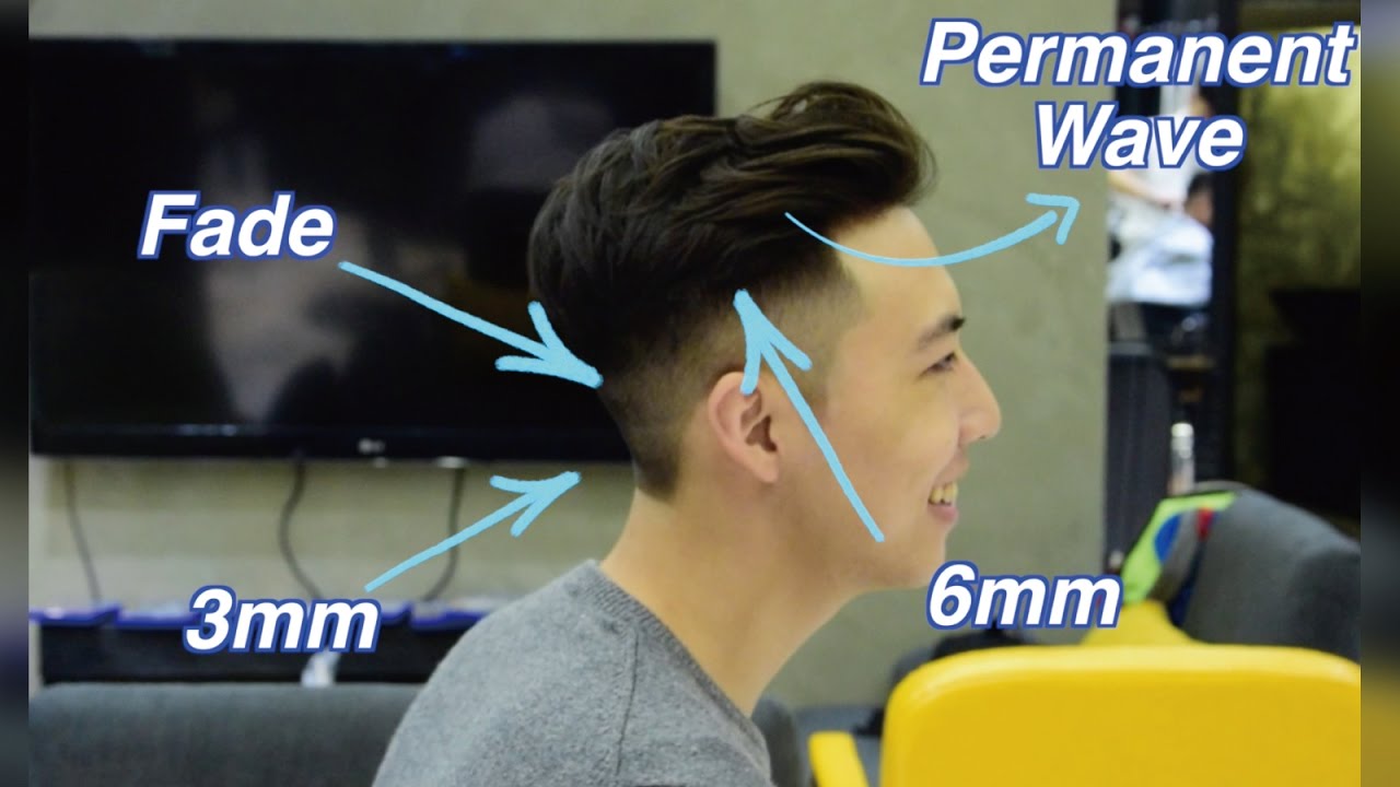 男士微曲All Back Pompadour 髮型 | Mens Curly Modern Pompadour Hairstyle | Permanent Wave