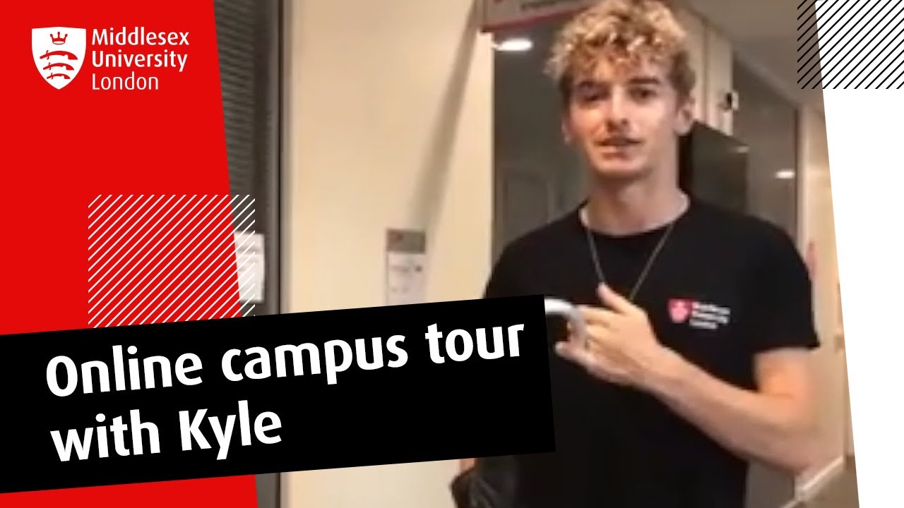 Online campus tour with Kyle | Middlesex University