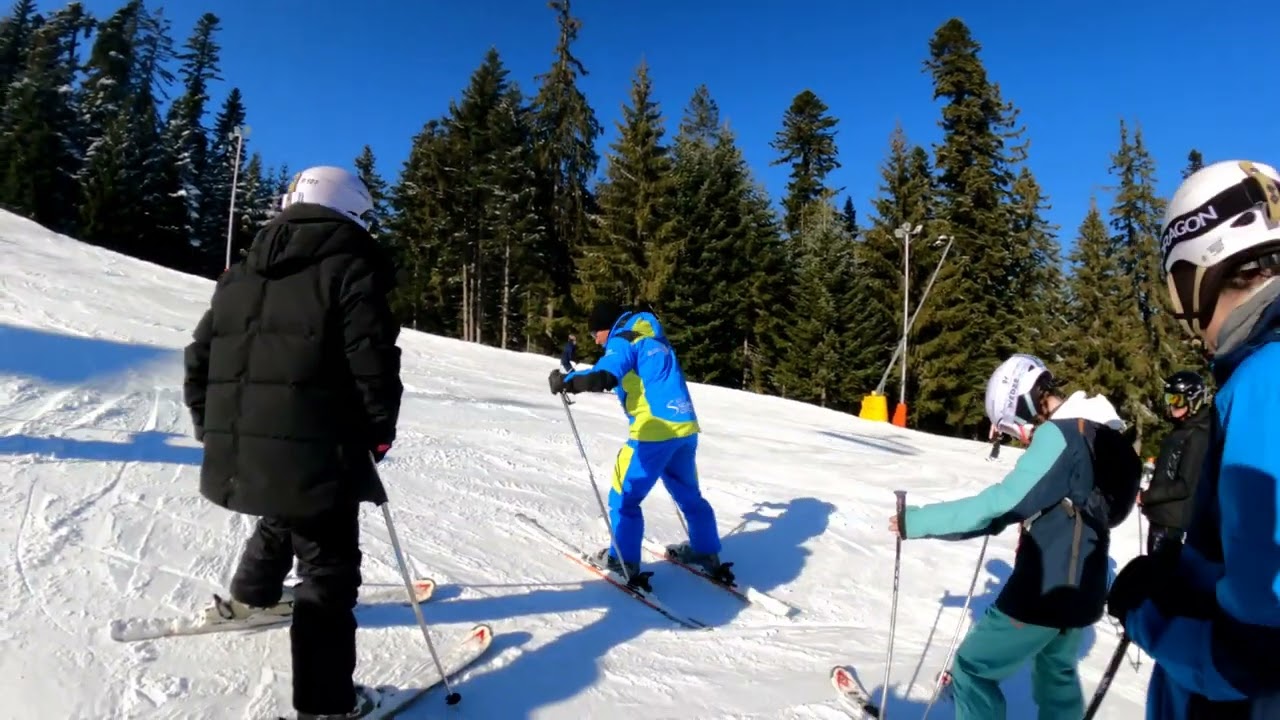 Borovets Skiing 2024 - Day 7  - Martinovi Baraki Express - Blue/Green Run
