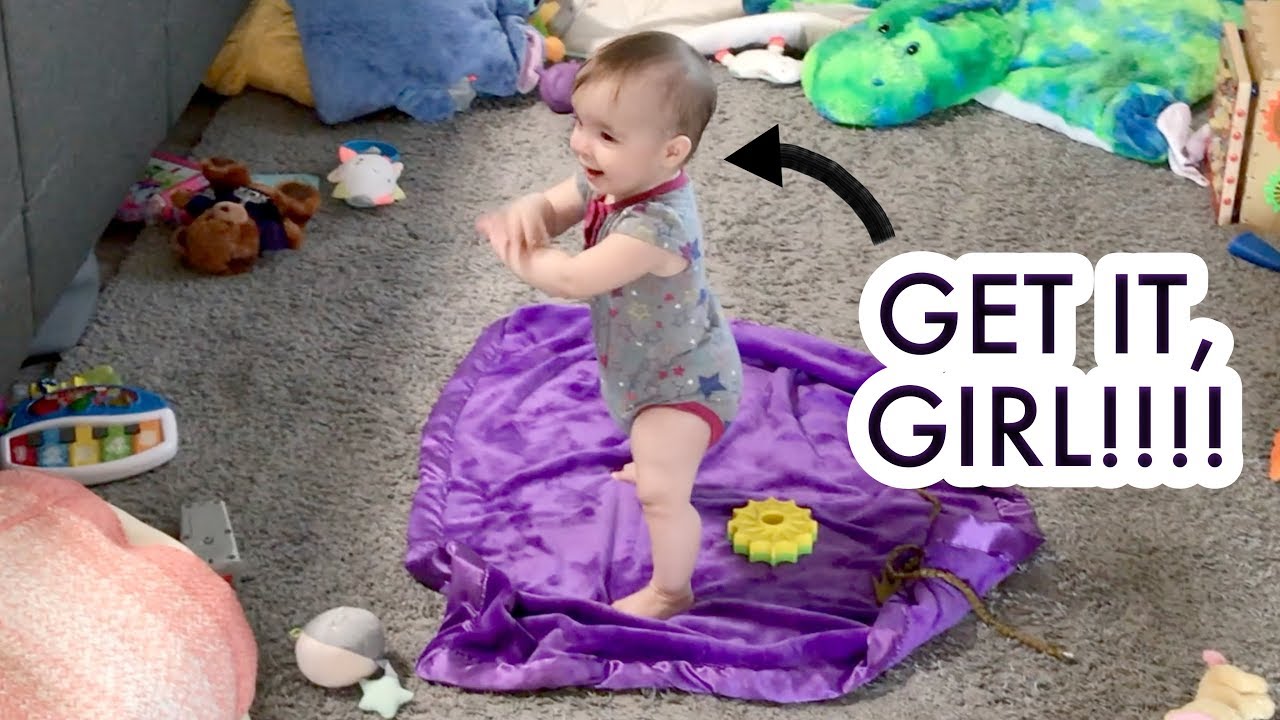 Our Baby Girl Everest Stands Up On Her Own For The First Time!!! /// McHusbands