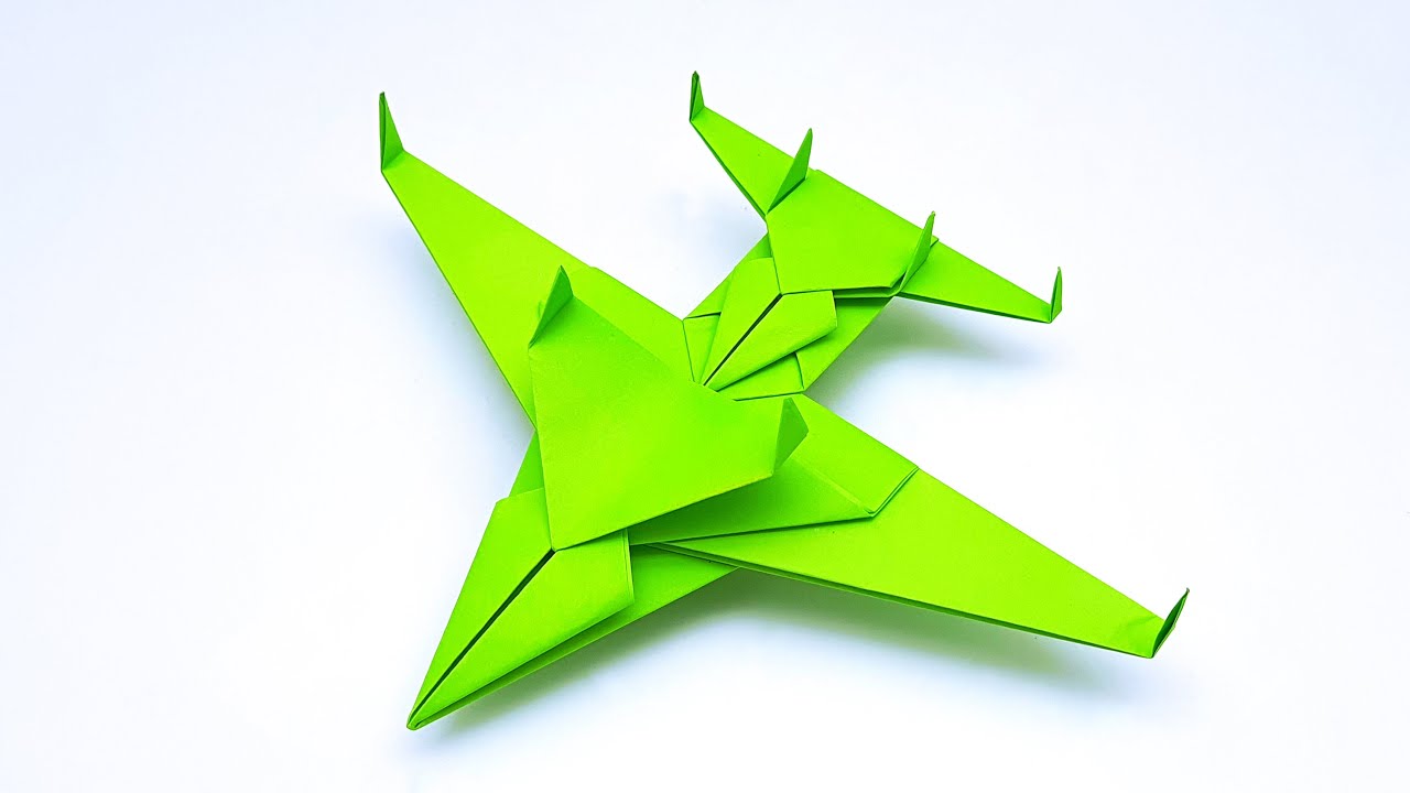 Easy New Fighter Paper Plane Origami Jet | Best Paper Fighter Plane Making | Paper Airplane that FLY