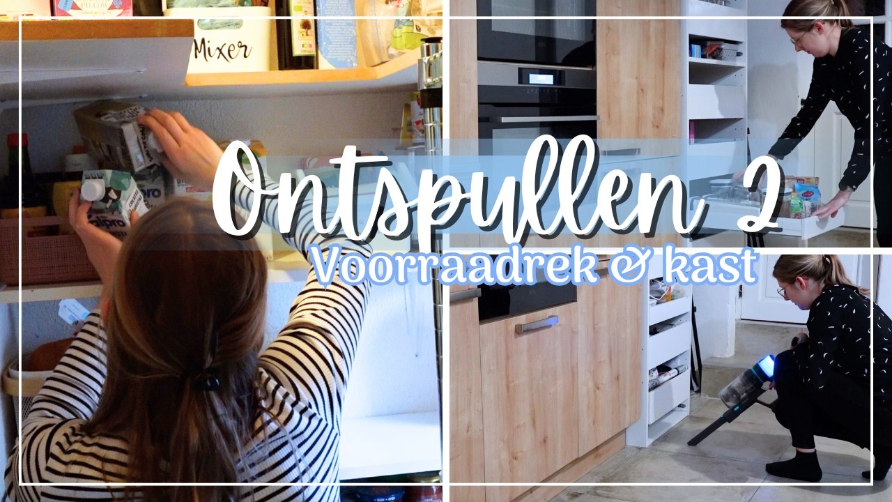 Ontspullen deel 2 |  Voorraadrek & kast | Declutter & Oganise | Opruimen | Gwenn&Clean