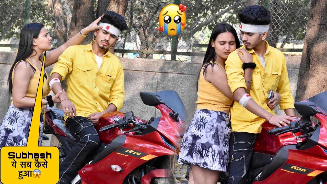 Accident Prank On Girlfriend 🥺|| मेरी Life बर्बाद हो गाया 😭🙏|| On Public Prank