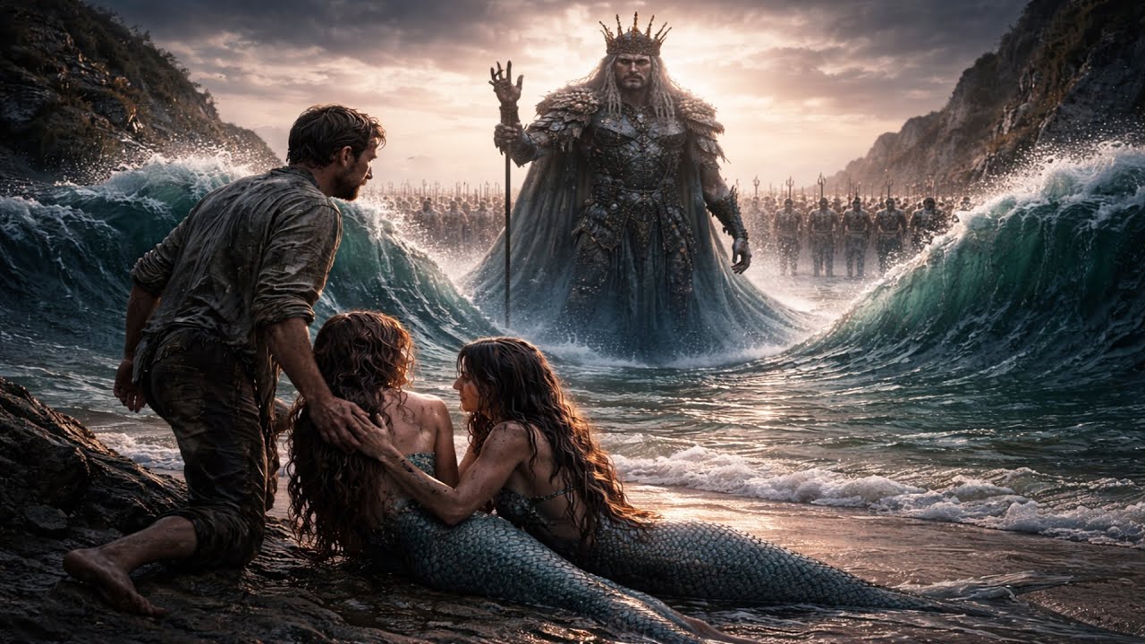 A Poor Man Saved Two Mermaid Sisters — Then the Sea King Made a Shocking Decision