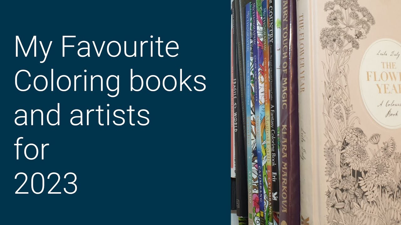 My favourite colouring books