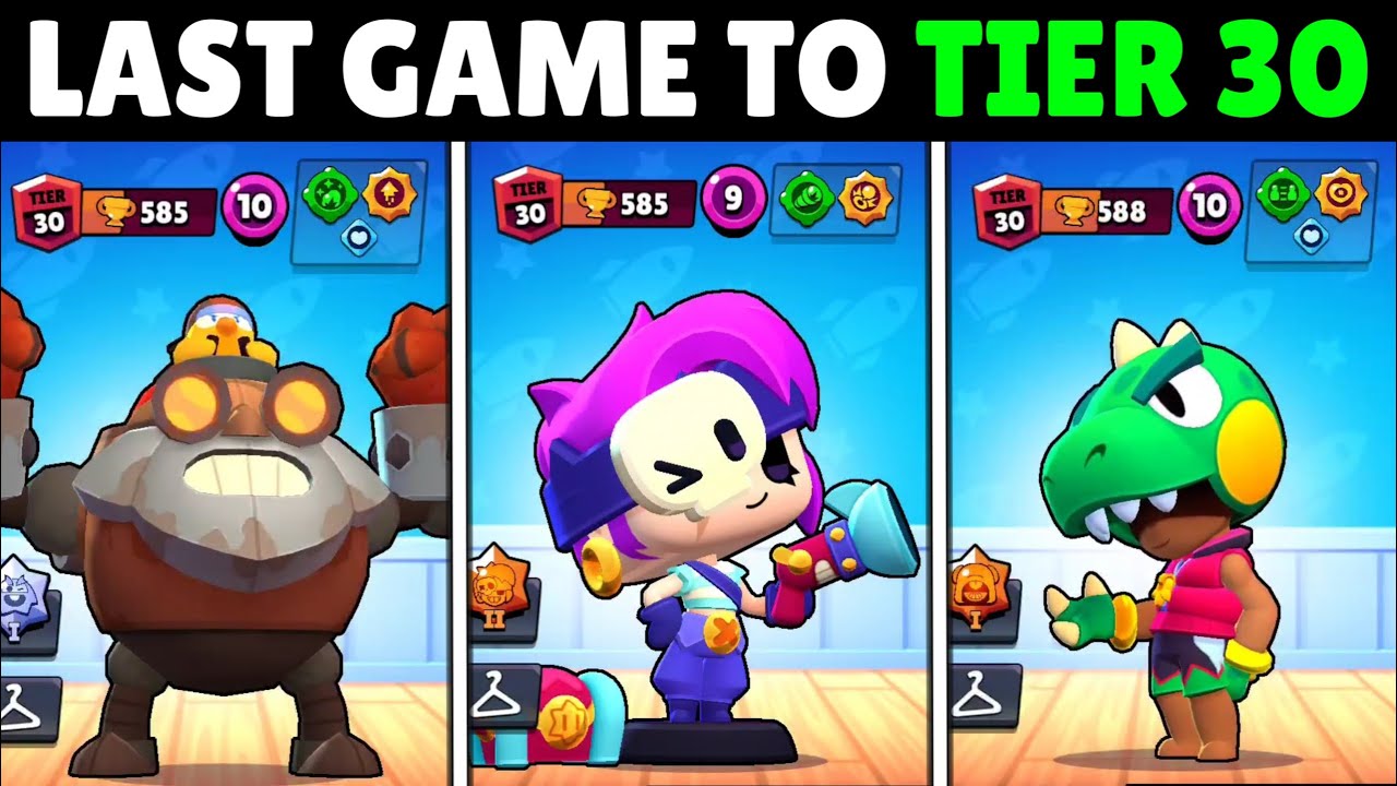 Penny | Dynamike | Leon | Last Game to Tier 30 | Brawl Stars