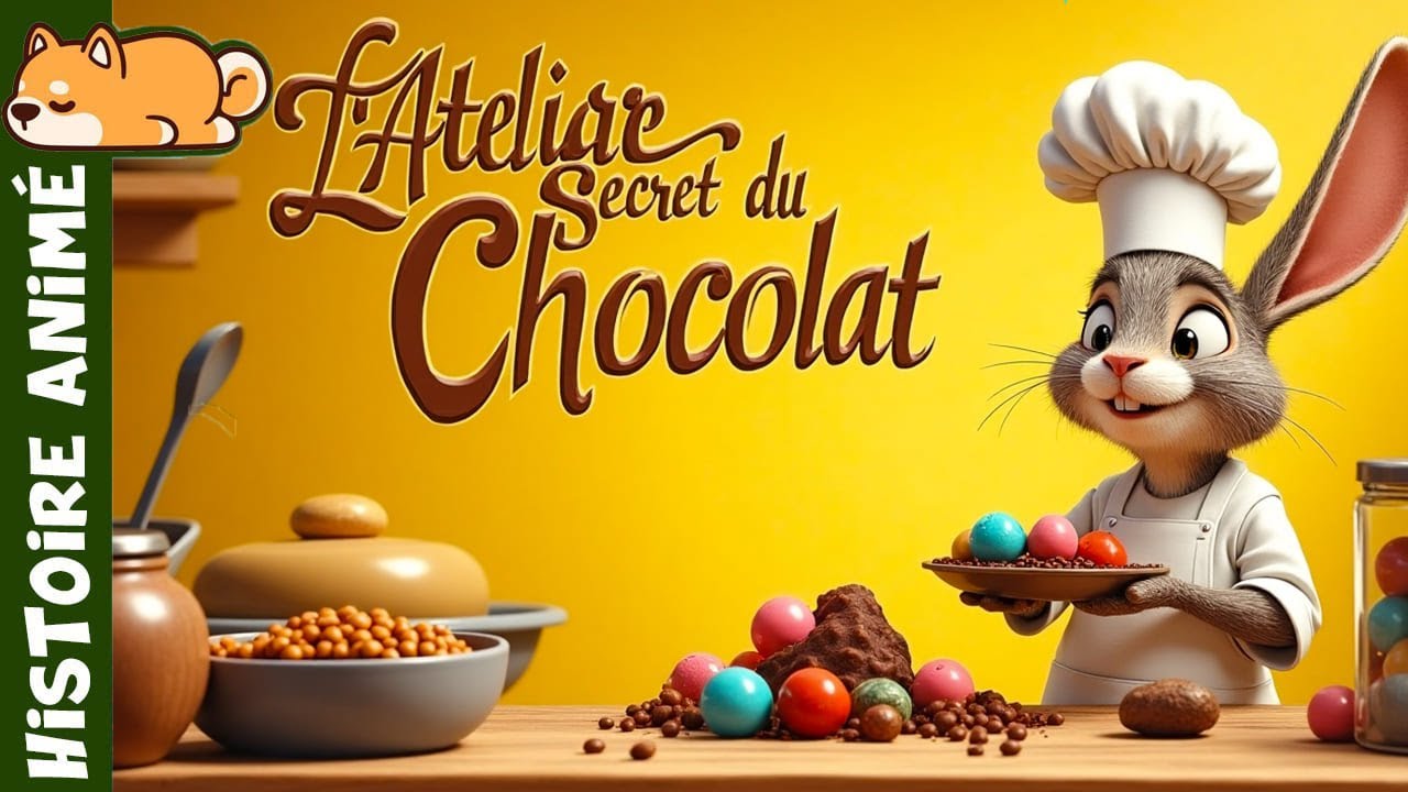 🍫🐰 L'Atelier Secret du Chocolat : Une Histoire Enfantine pour S'endormir Paisiblement, Paques