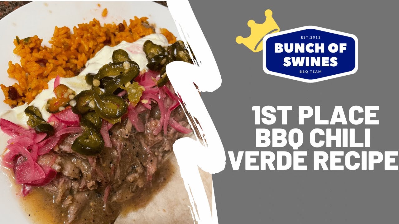 1st Place People's Choice BBQ Chili Verde (Green Chili)