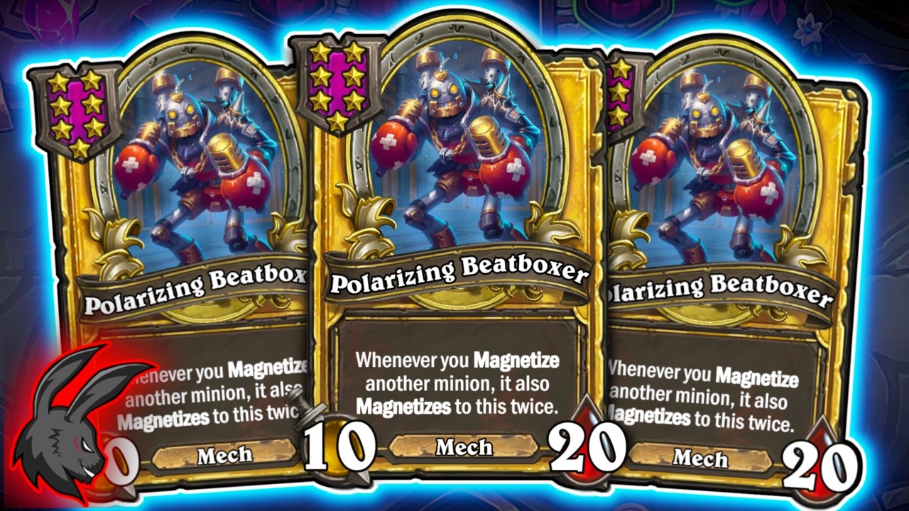 INSANE Mech Value! 3X GOLDEN 7-drop! @xqn_thesad  | Hearthstone Battlegrounds Commentary