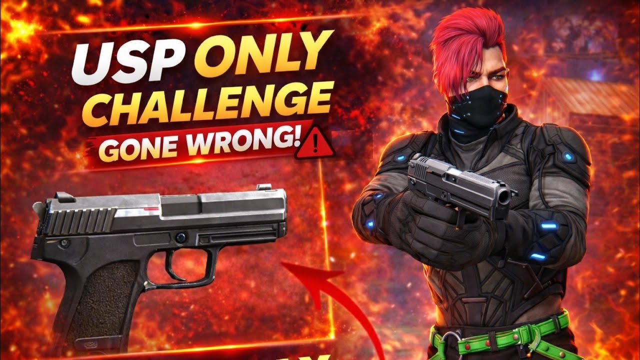 Only usp gun challenge gone wrong 😨