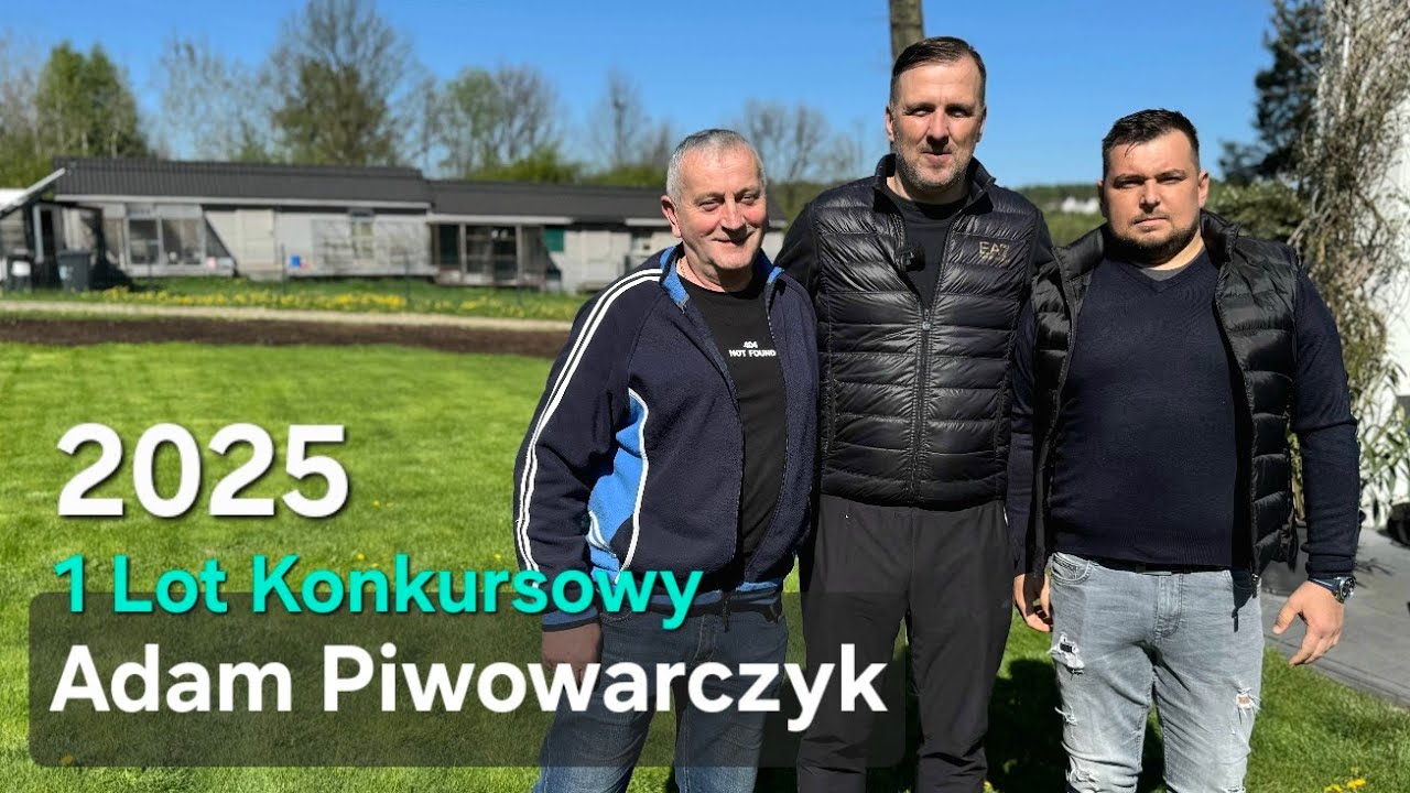 Adam Piwowarczyk - PZHGP 053 Myszków / 1 Lot konkursowy 2025 🇵🇱🏆👌