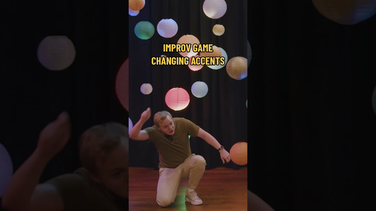 Improv Game: Changing Accents! #british #german #accents #improvbroadway #drybarunscripted