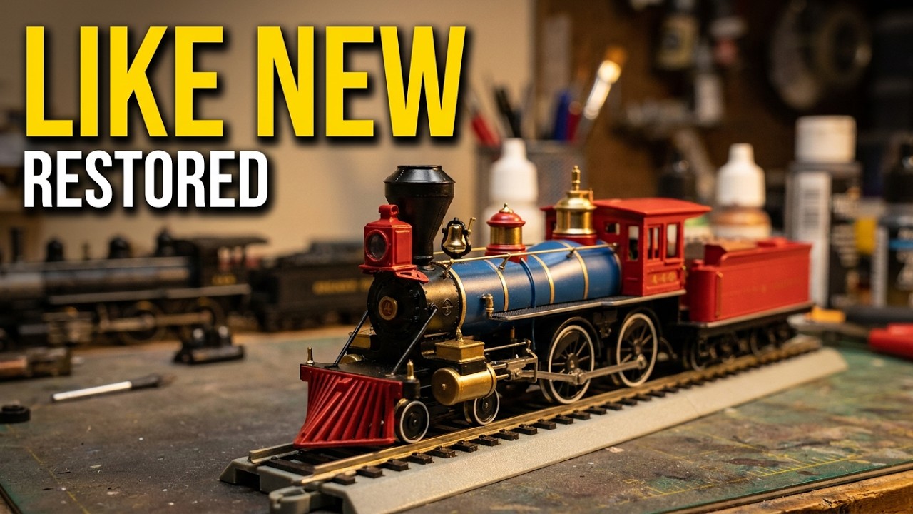 Ремонт Bachmann 4-4-0 в масштабе HO