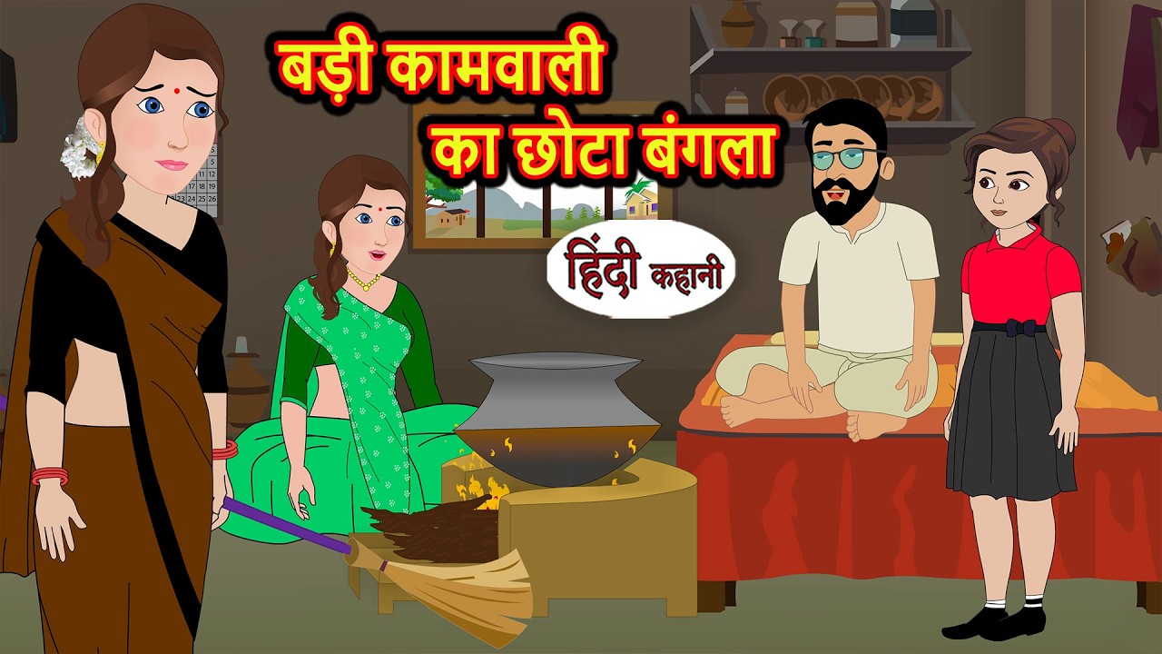 बड़ी कामवाली का छोटा बंगला Bedtime Stories | Moral Story | Fairy Tales | Kahani | Storytime | Comedy