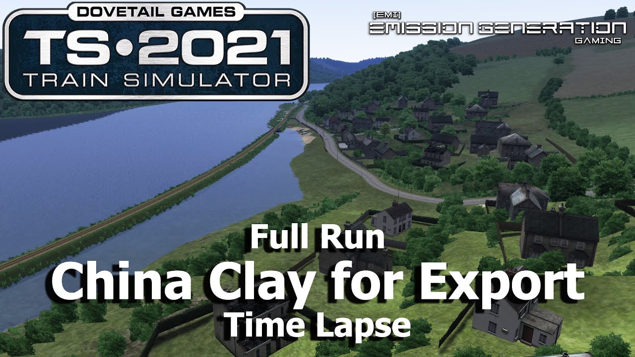 China Clay for Export - Time Lapse - Train Simulator 2021