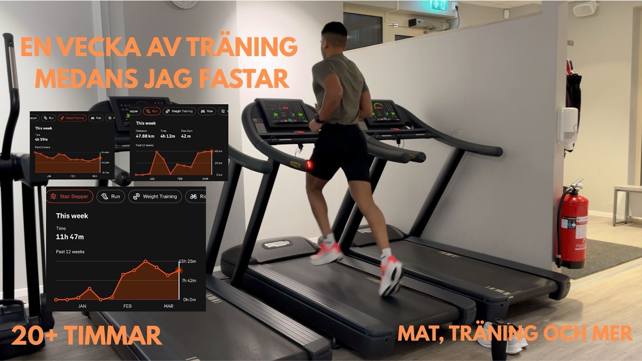20+ TIMMAR AV TRÄNING MEDANS JAG FASTAR| Rahats resa del 4