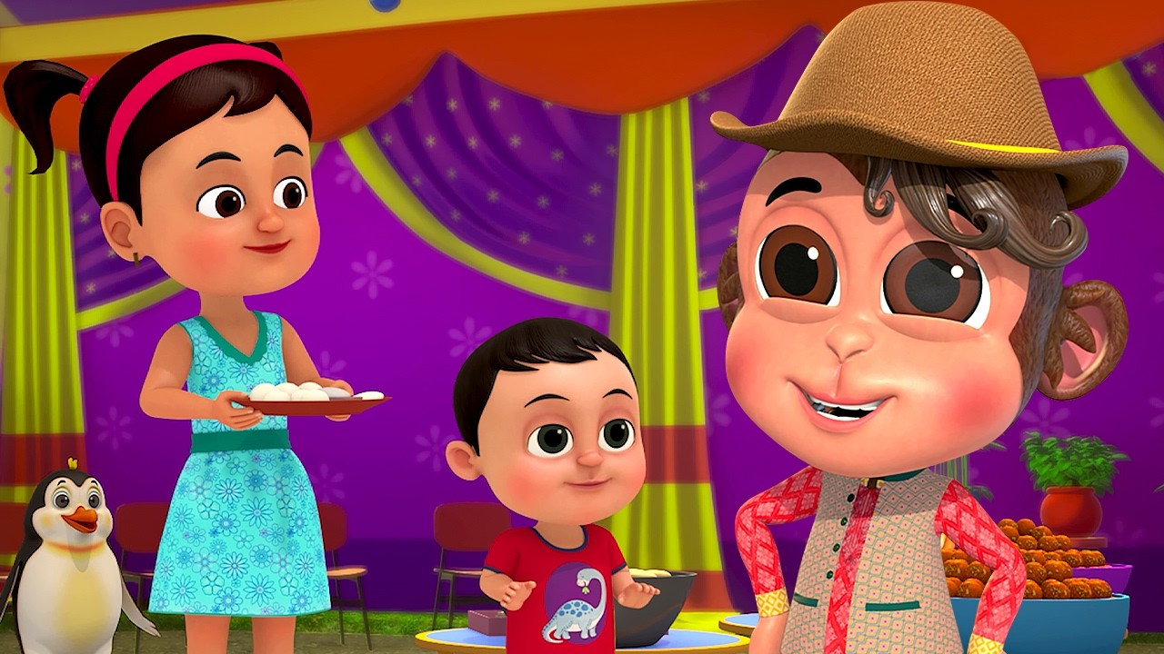 বানর মামা | Bandar Mama | Bangla Nursery Rhymes for Kids | Ding Dong Bells Bangla