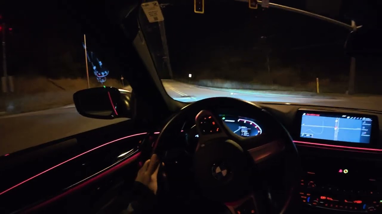 Night drive in my 2020 BMW M550i X-Drive on 04/09/25. #bmw #2020bmw #m550i