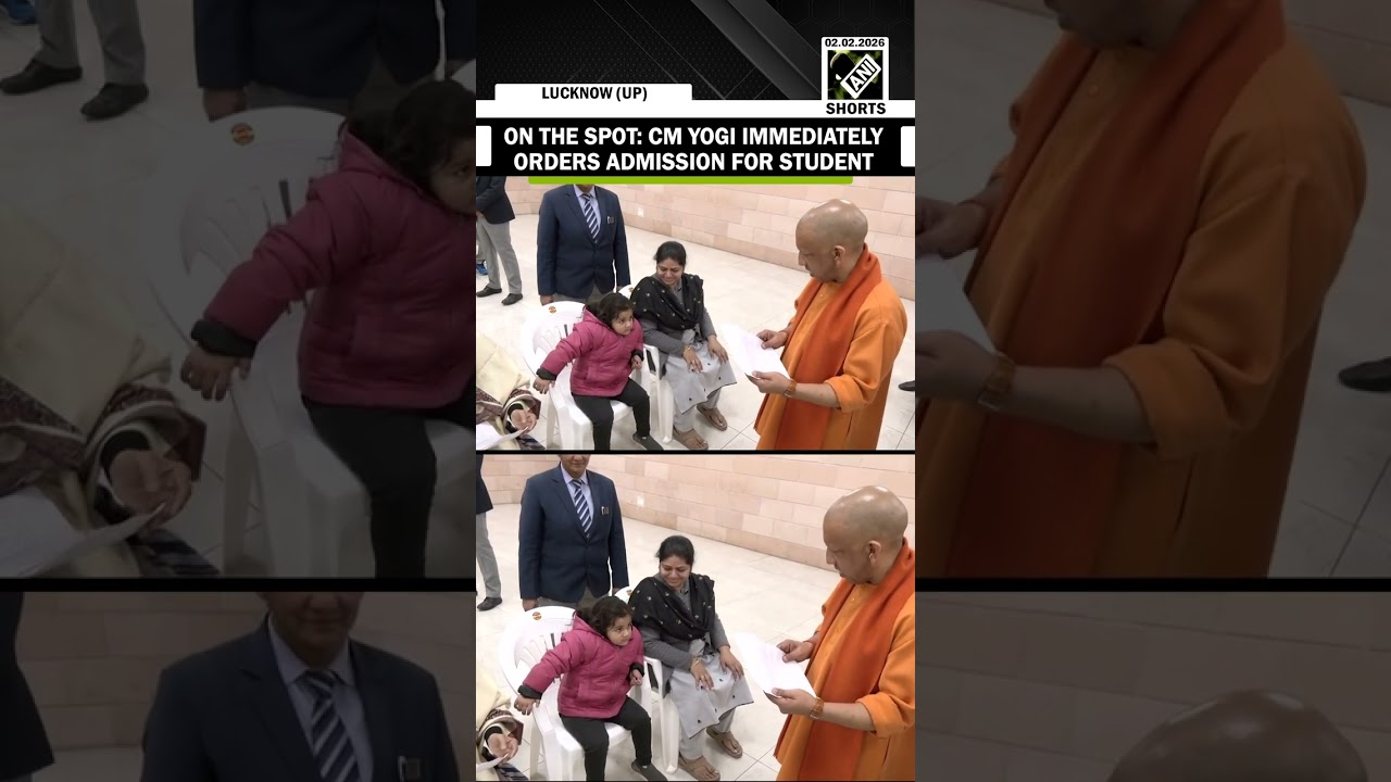 UP CM Yogi Adityanath immediately orders admission for student at Janta Darshan in Lucknow