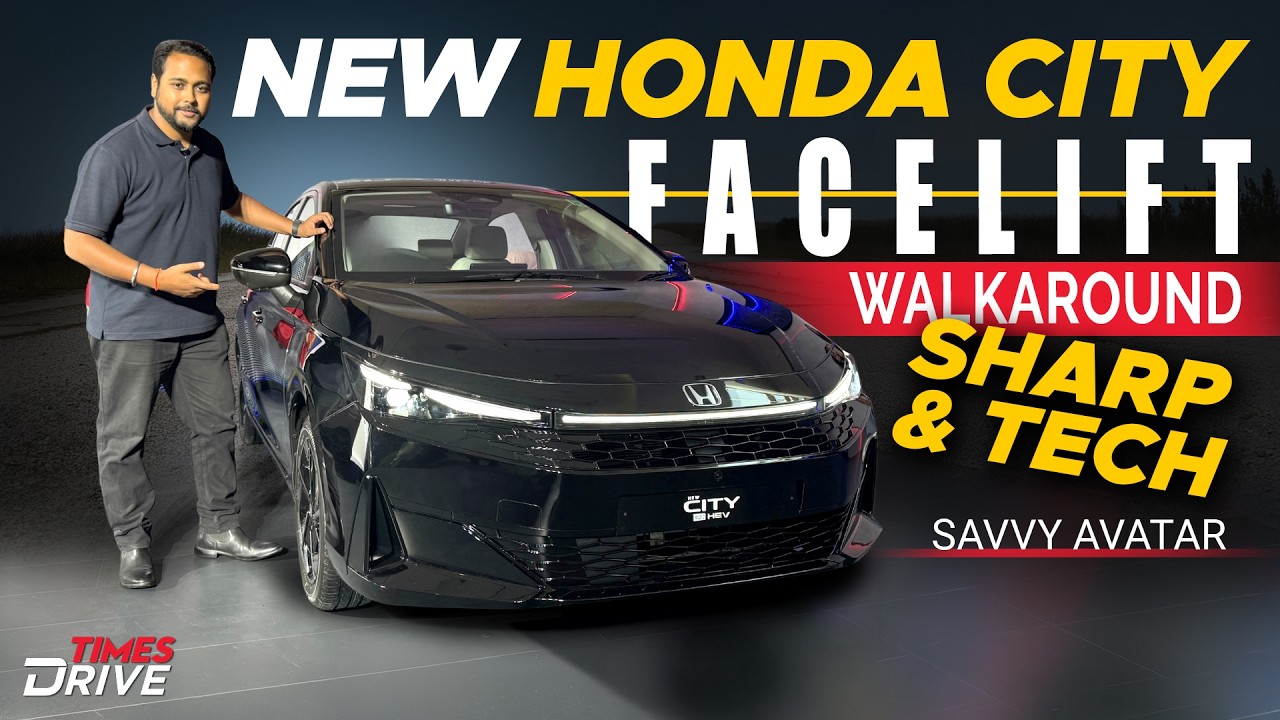2026 Honda City Facelift Walkaround - Is It Future Ready Now? | Times Drive