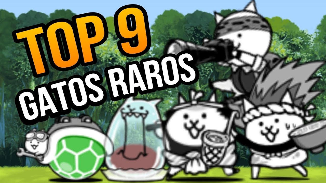 TOP 9 GATOS RAROS de The Battle Cats