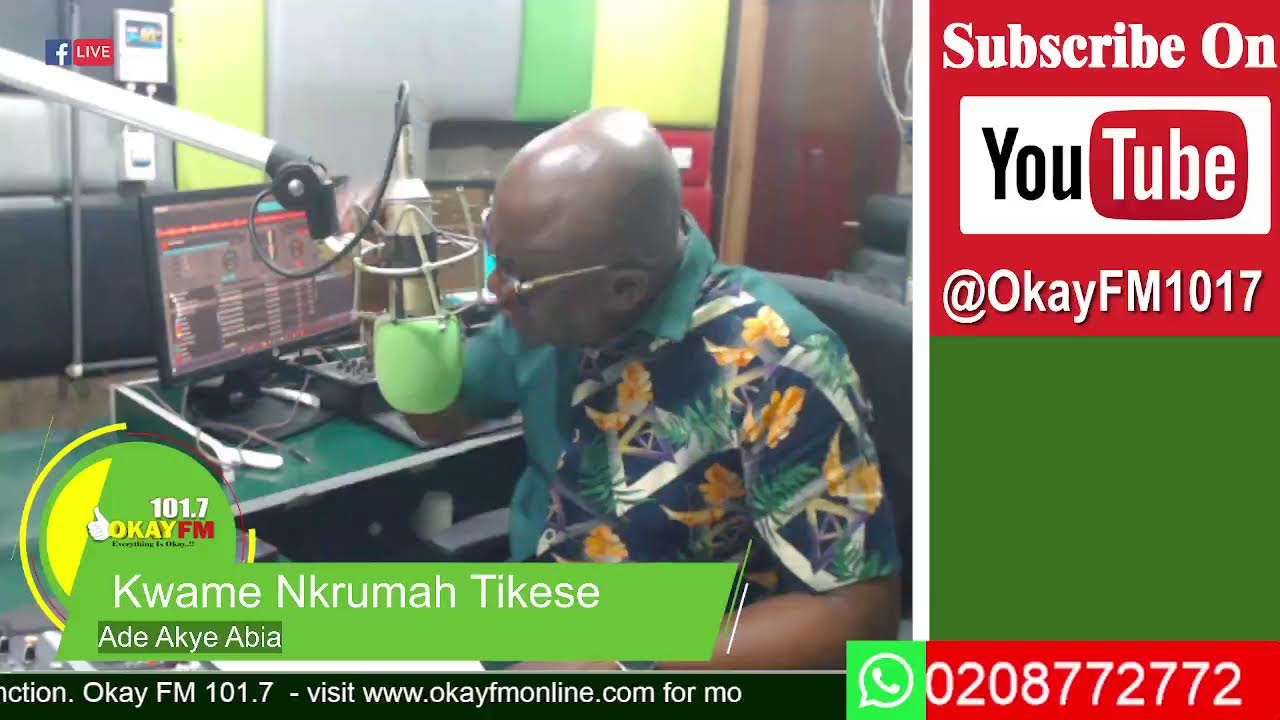 Ade Akye Abia With Kwame Nkrumah Tikese  On Okay 101.7 Fm (09/03/2026)