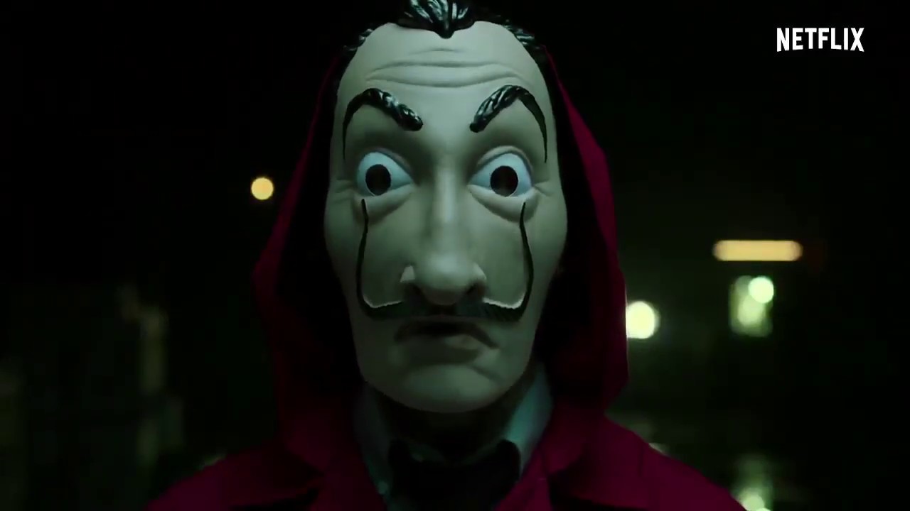 LA CASA DI CARTA Mask PromoTV