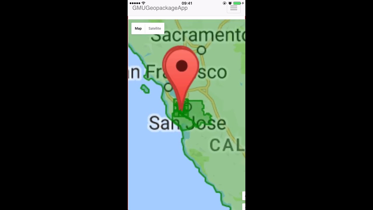 GeoPackage Mobile Demo - CA