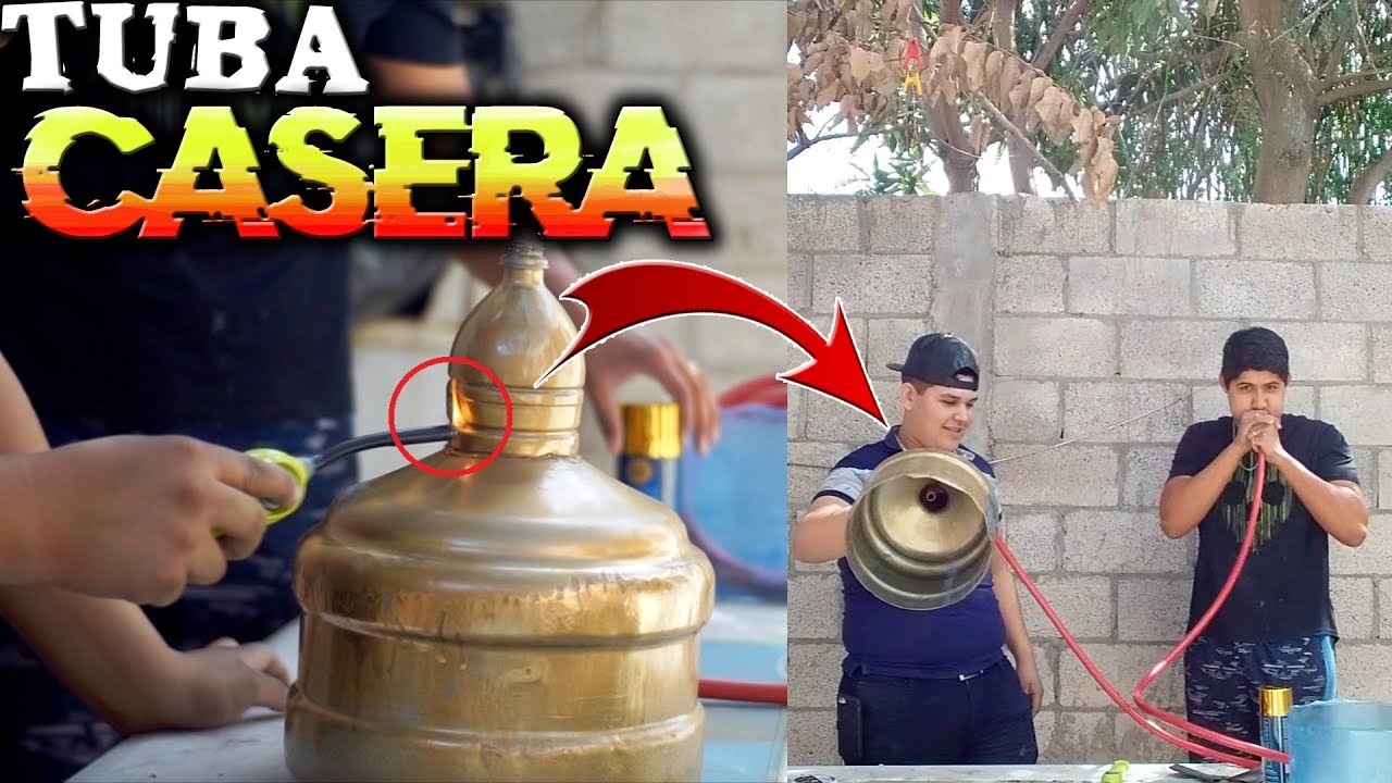 Hacemos una tuba con un garrafon!!  *Tuba casera*