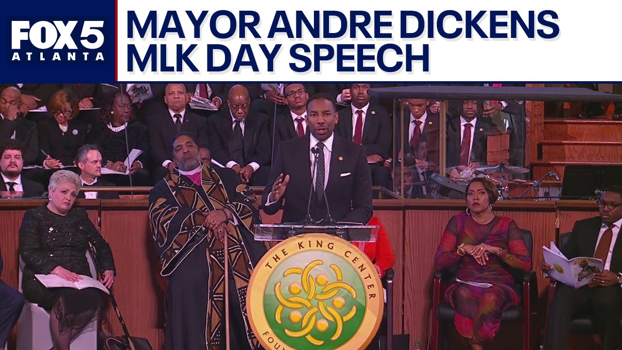 Mayor Andre Dickens speech at the MLK Service