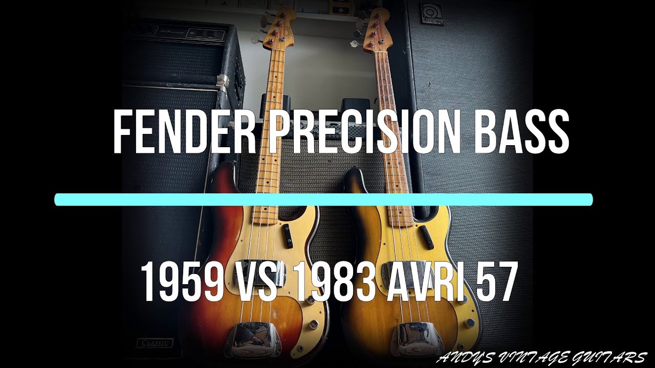 1959 FENDER PRECISION BASS VS 1983 FENDER 