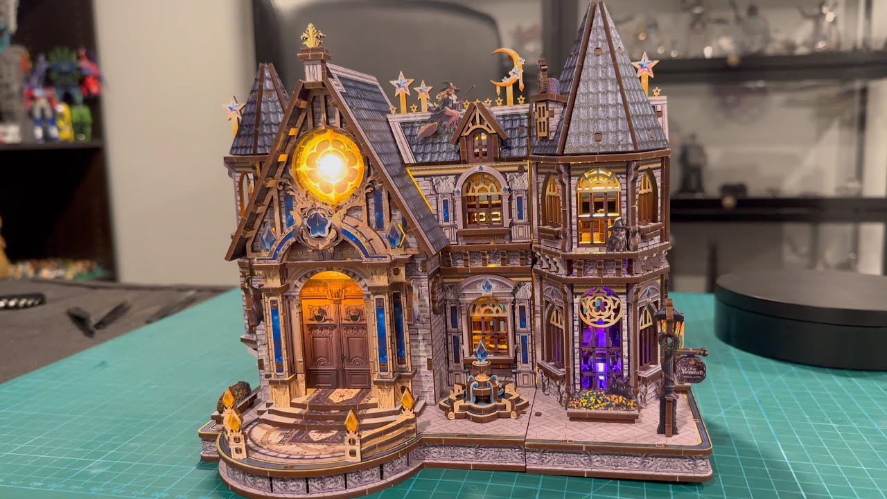 Ugeargeek Arcanix Tome Academy, часть 3 #ugeargeek #miniaturehouse #booknook