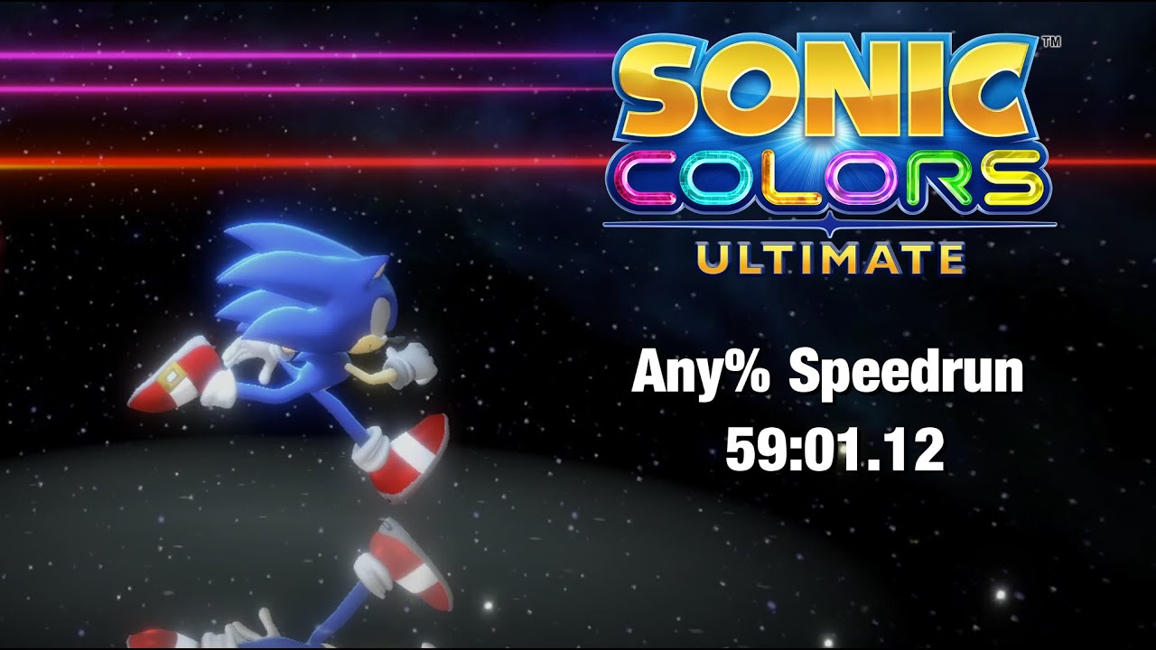 Sonic Colours Ultimate - Any% Speedrun (59:01.12) [PB]