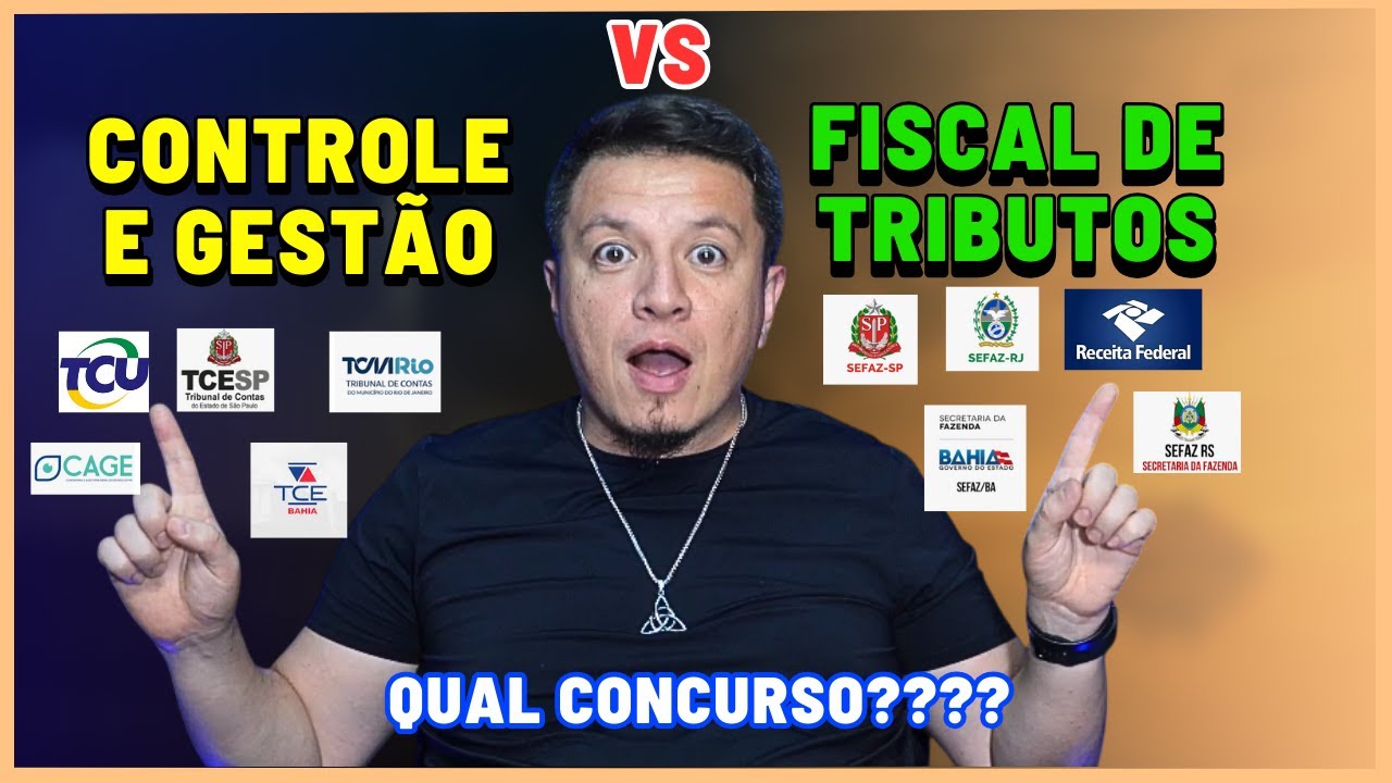 Concursos P&uacute;blicos de Gest&atilde;o e Controle ou Fiscal Tribut&aacute;rio? TCE, CGE, SEFAZ, ISS, RECEITA FEDERAL